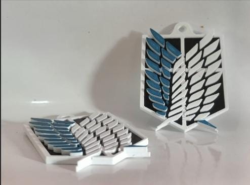 AOT "Wings of Freedom" Scout Regiment Keychain