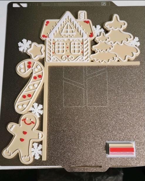 Christmas Gingerbread Door Corner