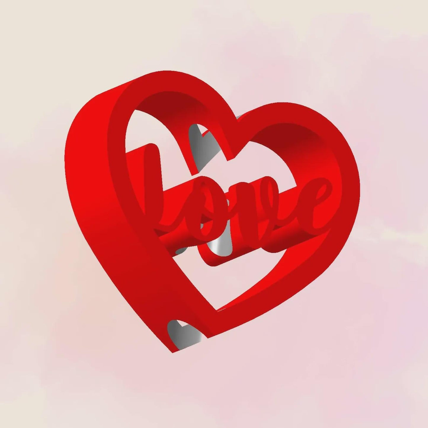 Love Heart, Straw Topper