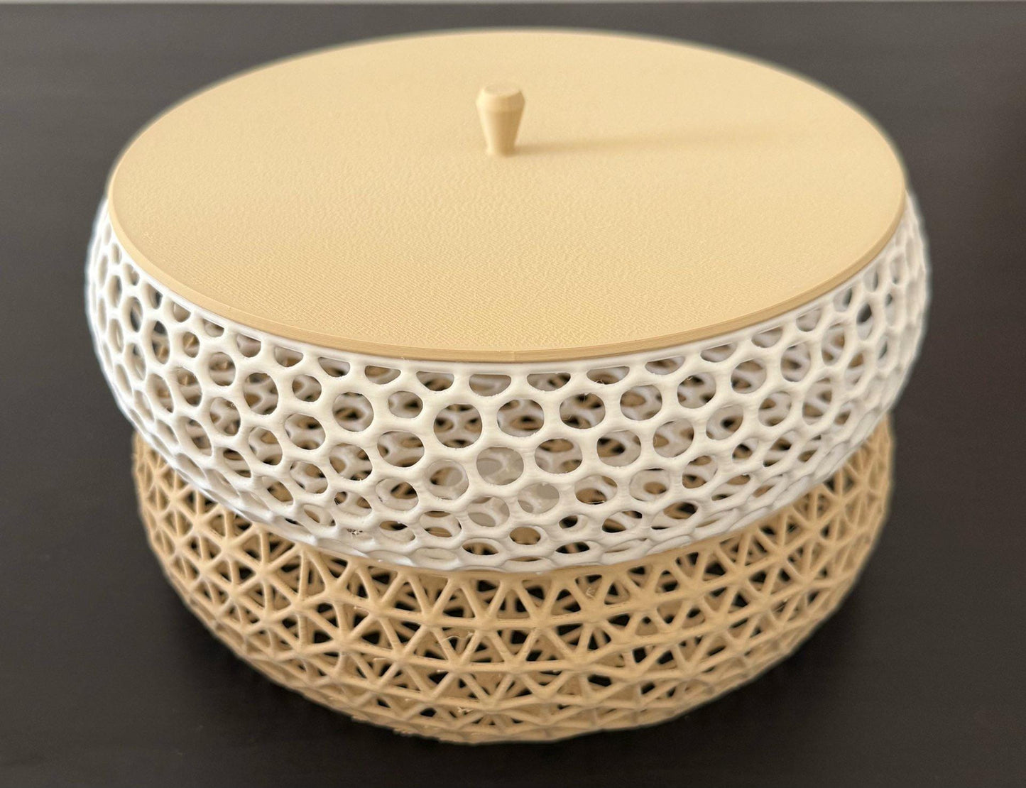 Decorative Lattice Storage Container