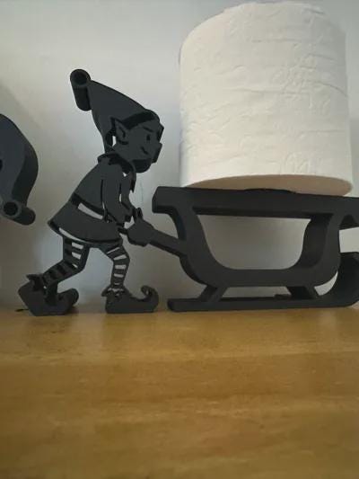 Christmas Elf Toilet Paper Holders