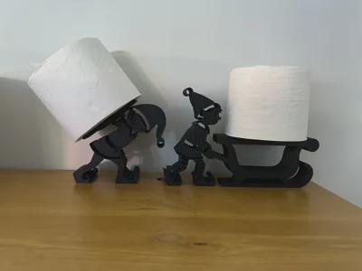 Christmas Elf Toilet Paper Holders