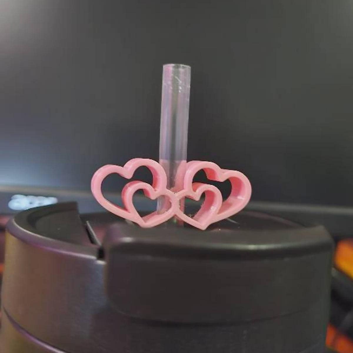 Love Hearts Straw Topper