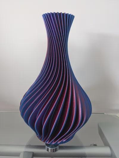 Modern Swirl Flower Vase