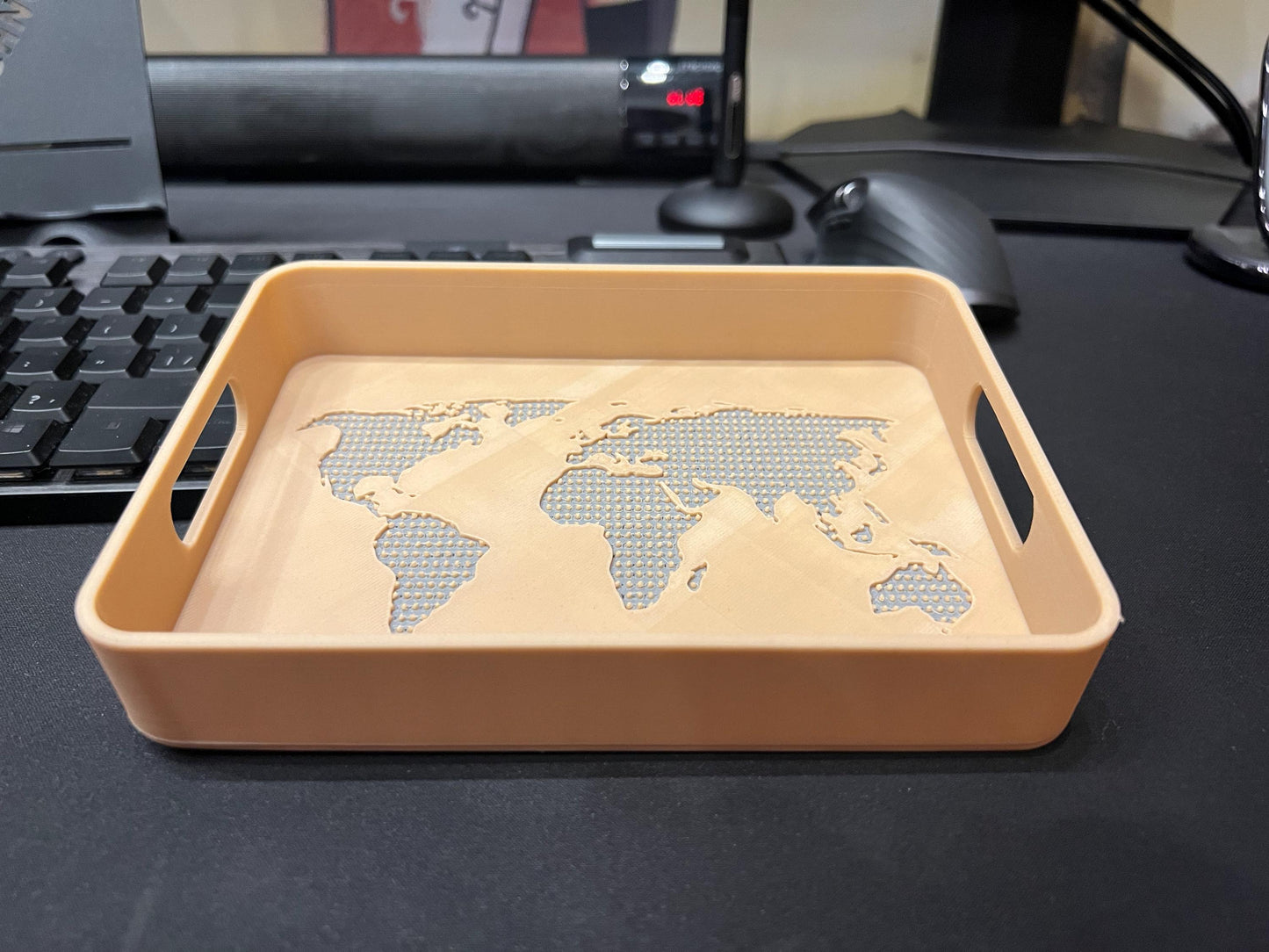 Coffee Table Organizer, Modern Travel Decor Tray