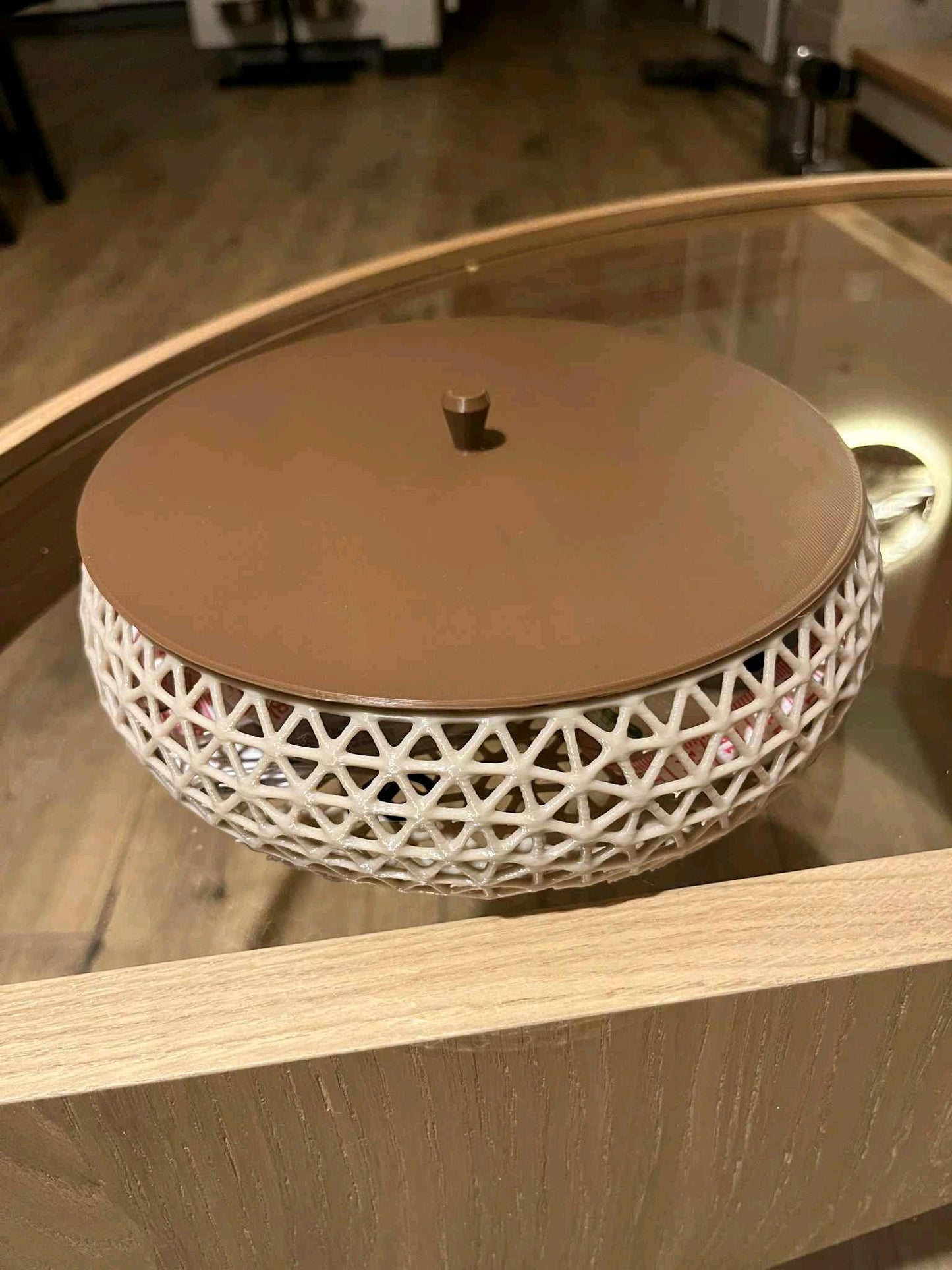 Decorative Lattice Storage Container
