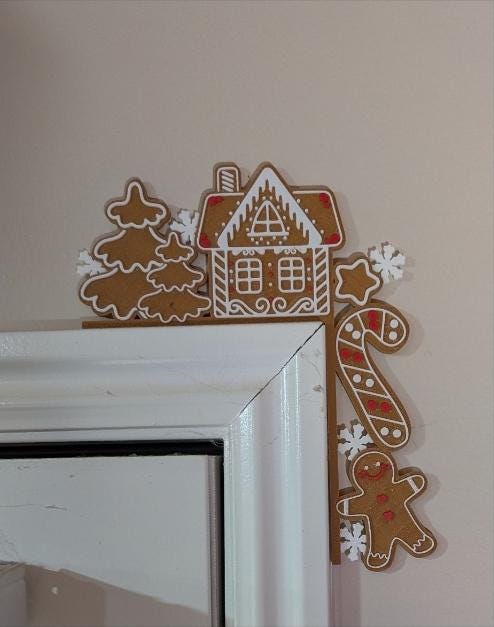 Christmas Gingerbread Door Corner