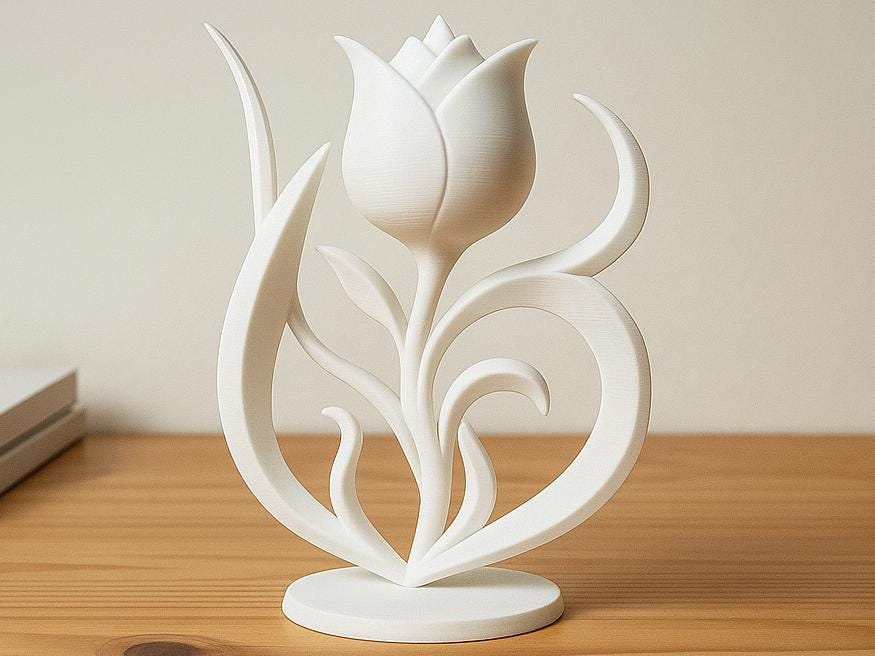 Abstract Bloom Desk Decoration