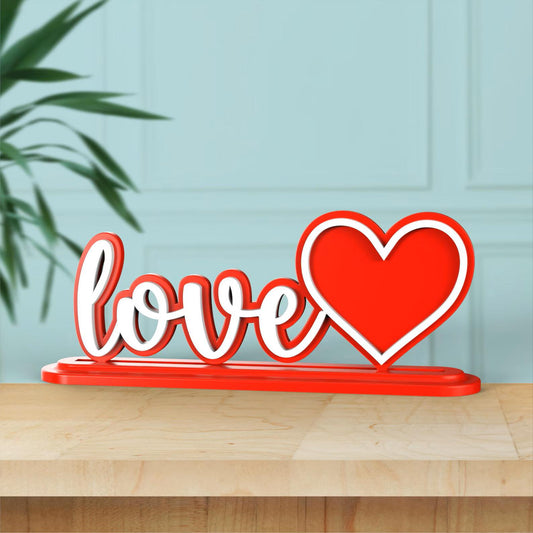 LOVE Photo Frame | Heart Shaped Photo | Valentine’s Day Gift