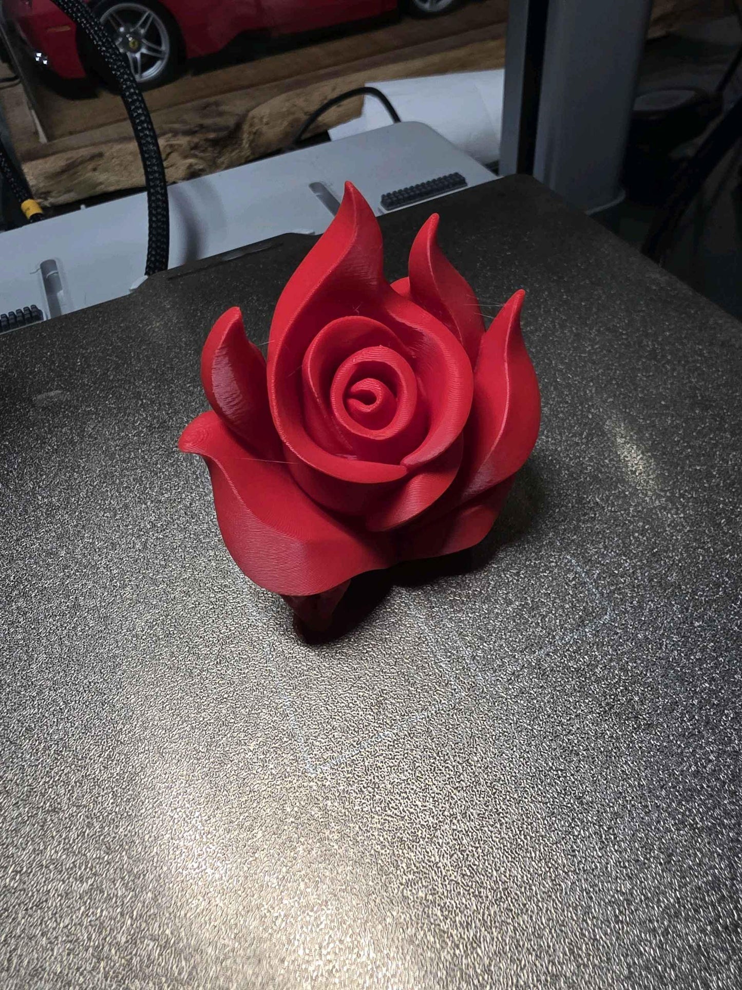 3D Printed Rose Decor