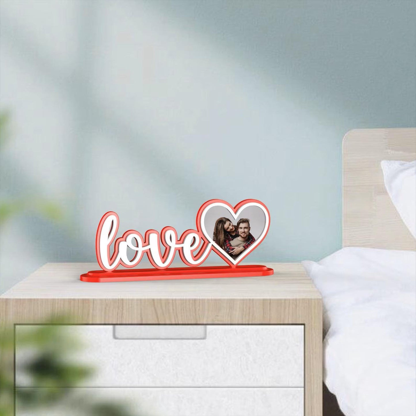 LOVE Photo Frame | Heart Shaped Photo | Valentine’s Day Gift