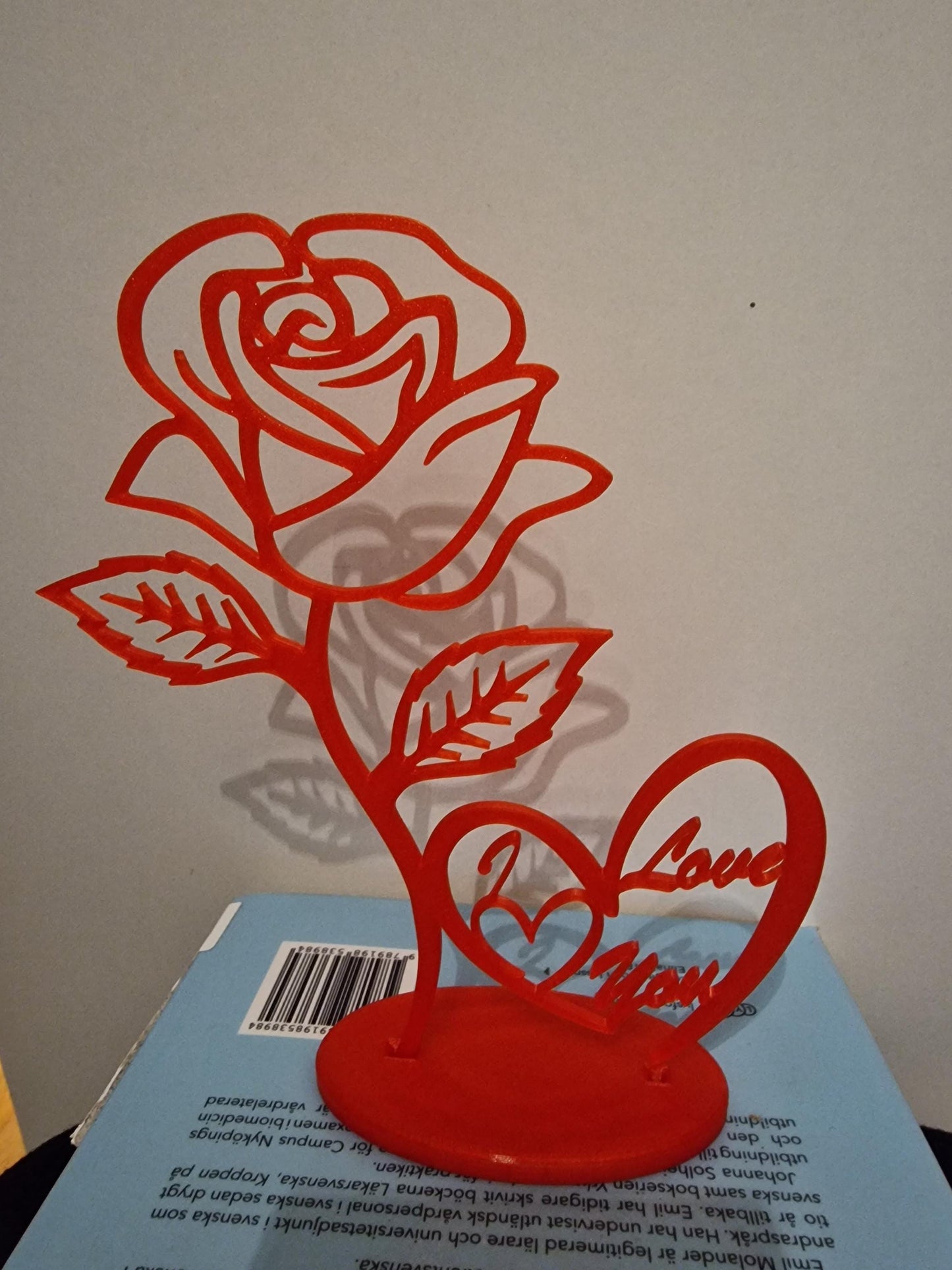3D Rose “I Love You” Valentine Gift