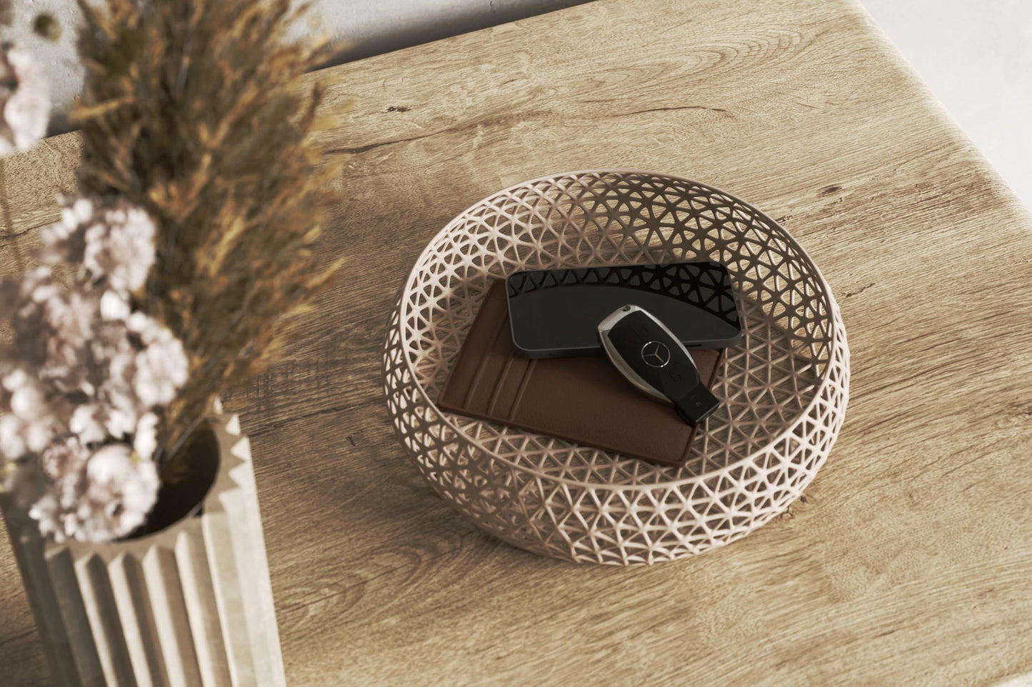 Decorative Lattice Storage Container