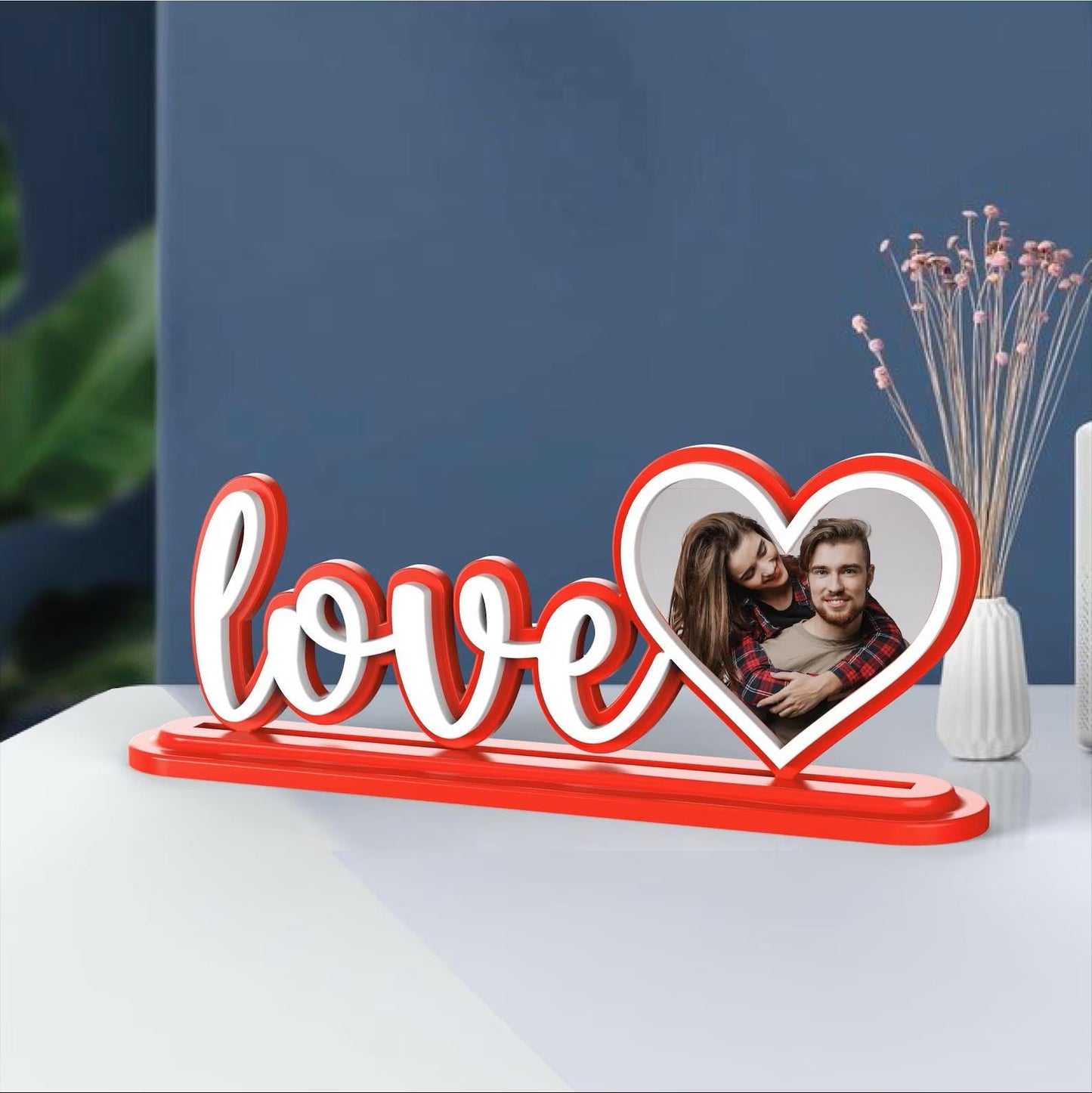 LOVE Photo Frame | Heart Shaped Photo | Valentine’s Day Gift