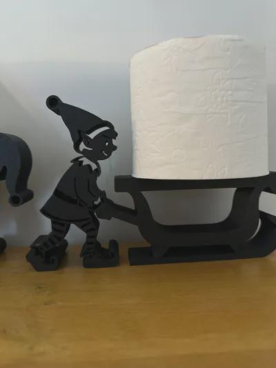 Christmas Elf Toilet Paper Holders
