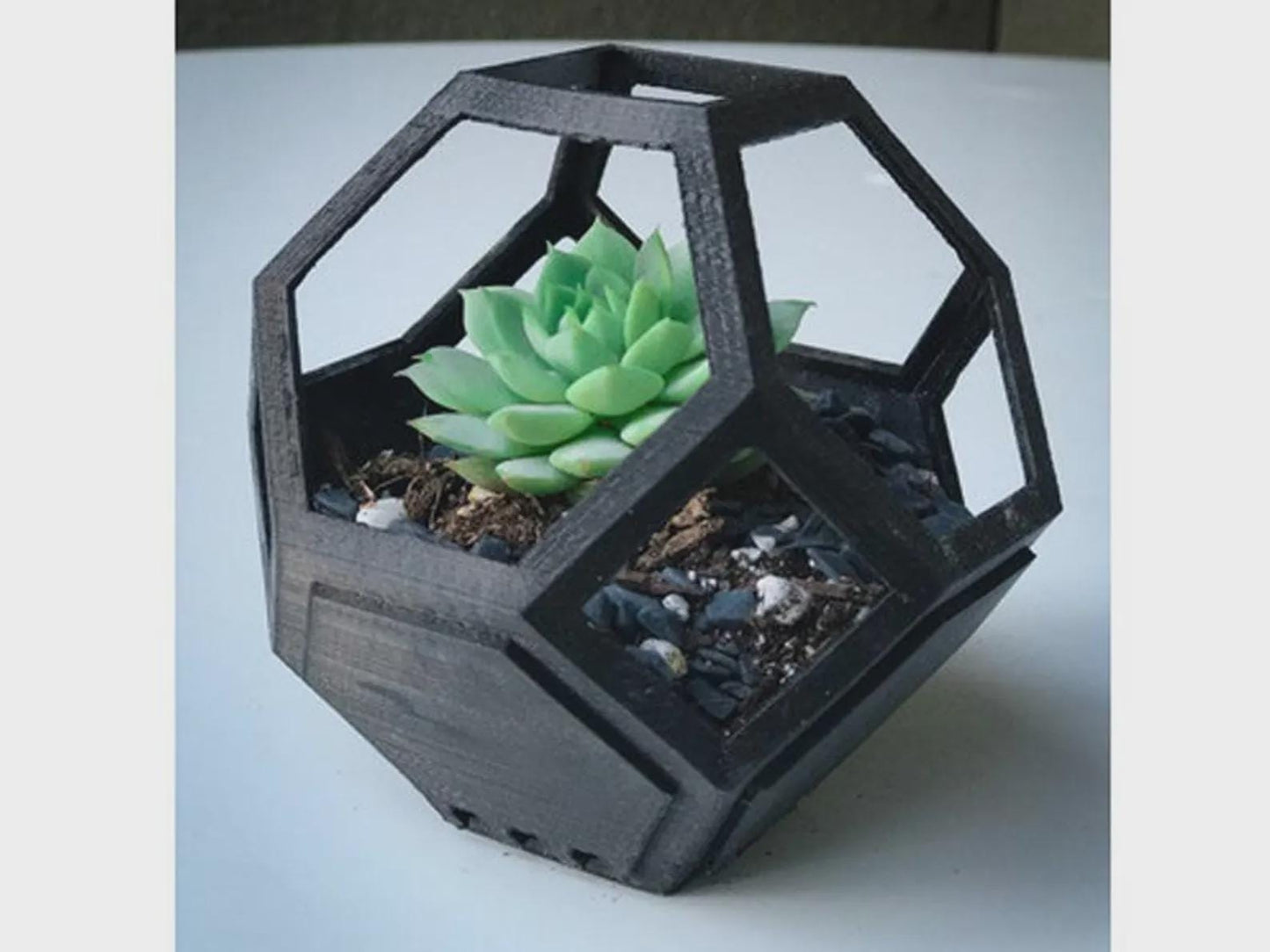 Geometric 3D Modern Succulent Pot Terrarium Planter
