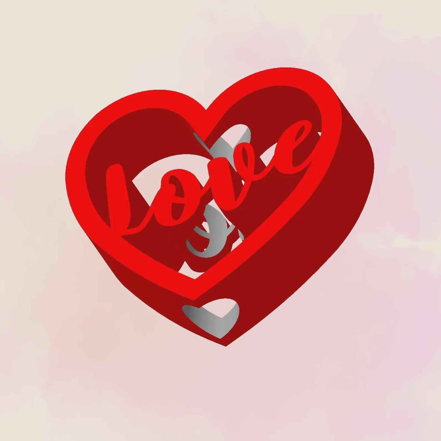 Love Heart, Straw Topper