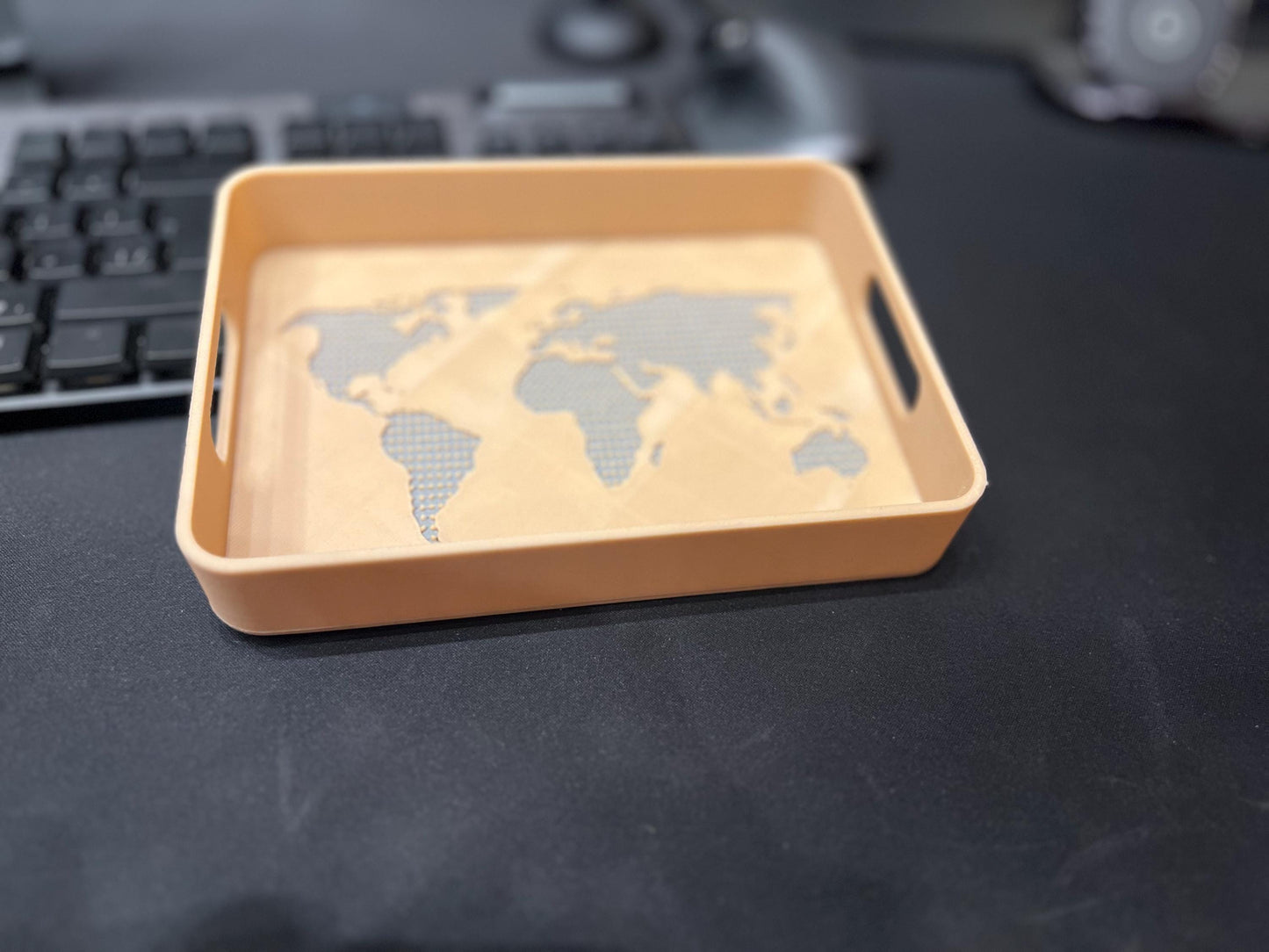 Coffee Table Organizer, Modern Travel Decor Tray