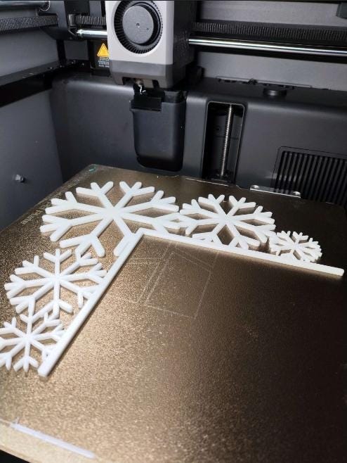 Snowflake Door Corner