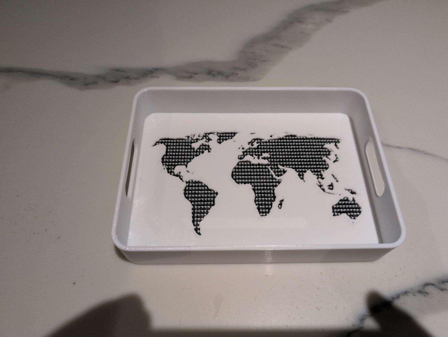 Coffee Table Organizer, Modern Travel Decor Tray