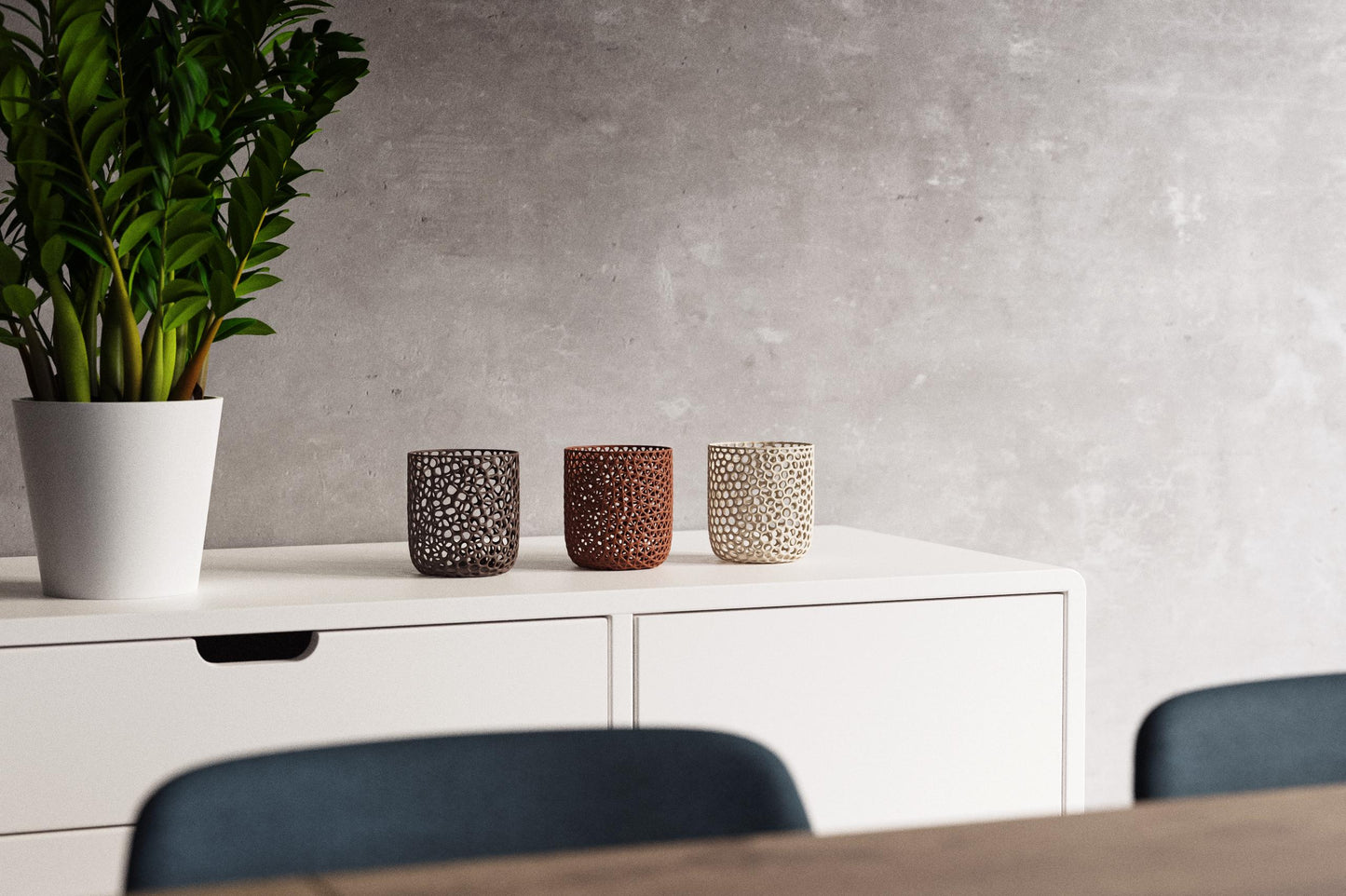 Decorative Lattice Storage Cup