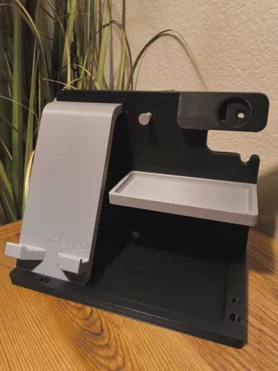 The GlideLine Multi-Gadget Charging Docking Station - Personalized, Multi-Device Charging Stand for Phone, Smartwatch & Earbuds