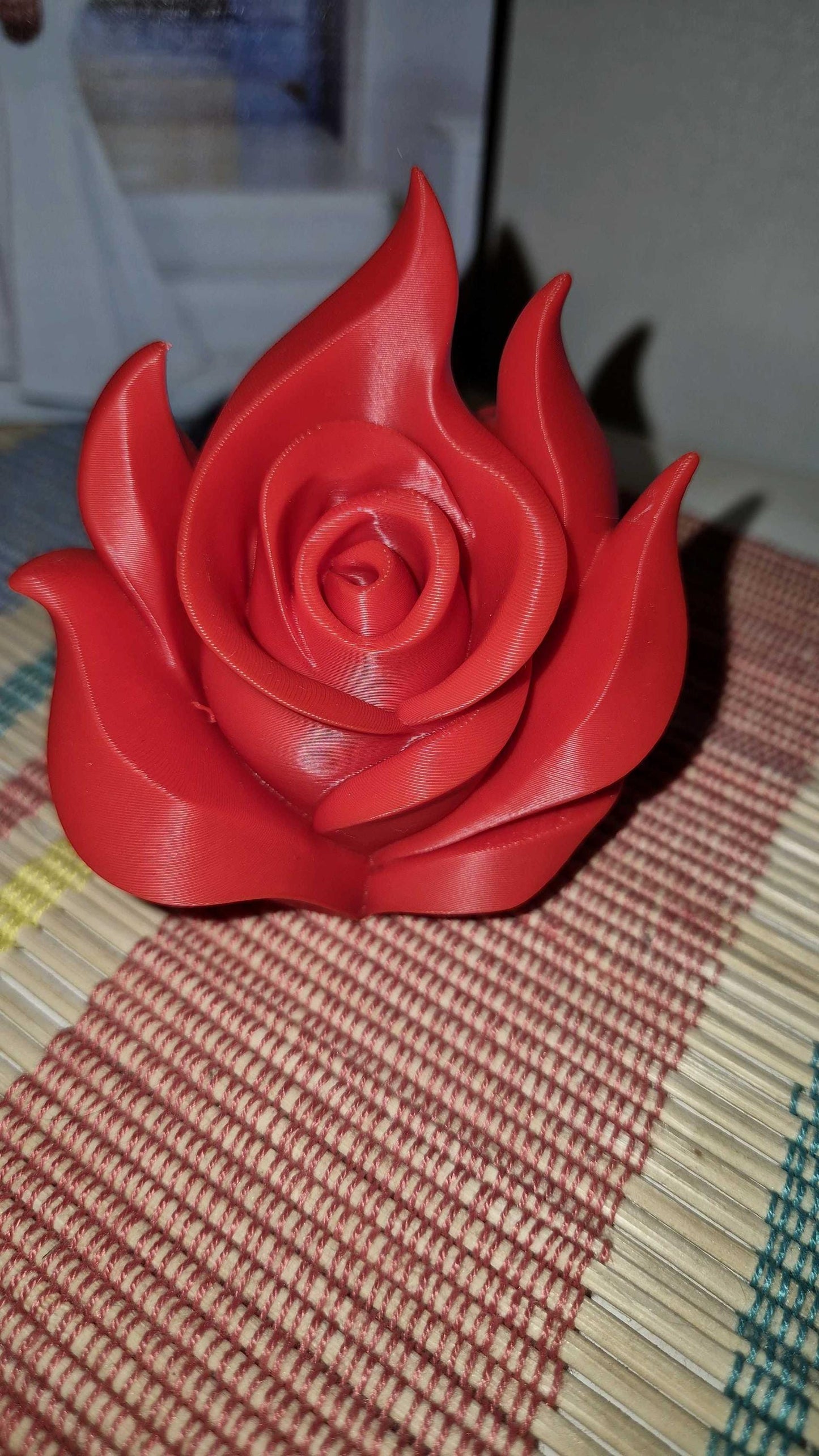 3D Printed Rose Decor