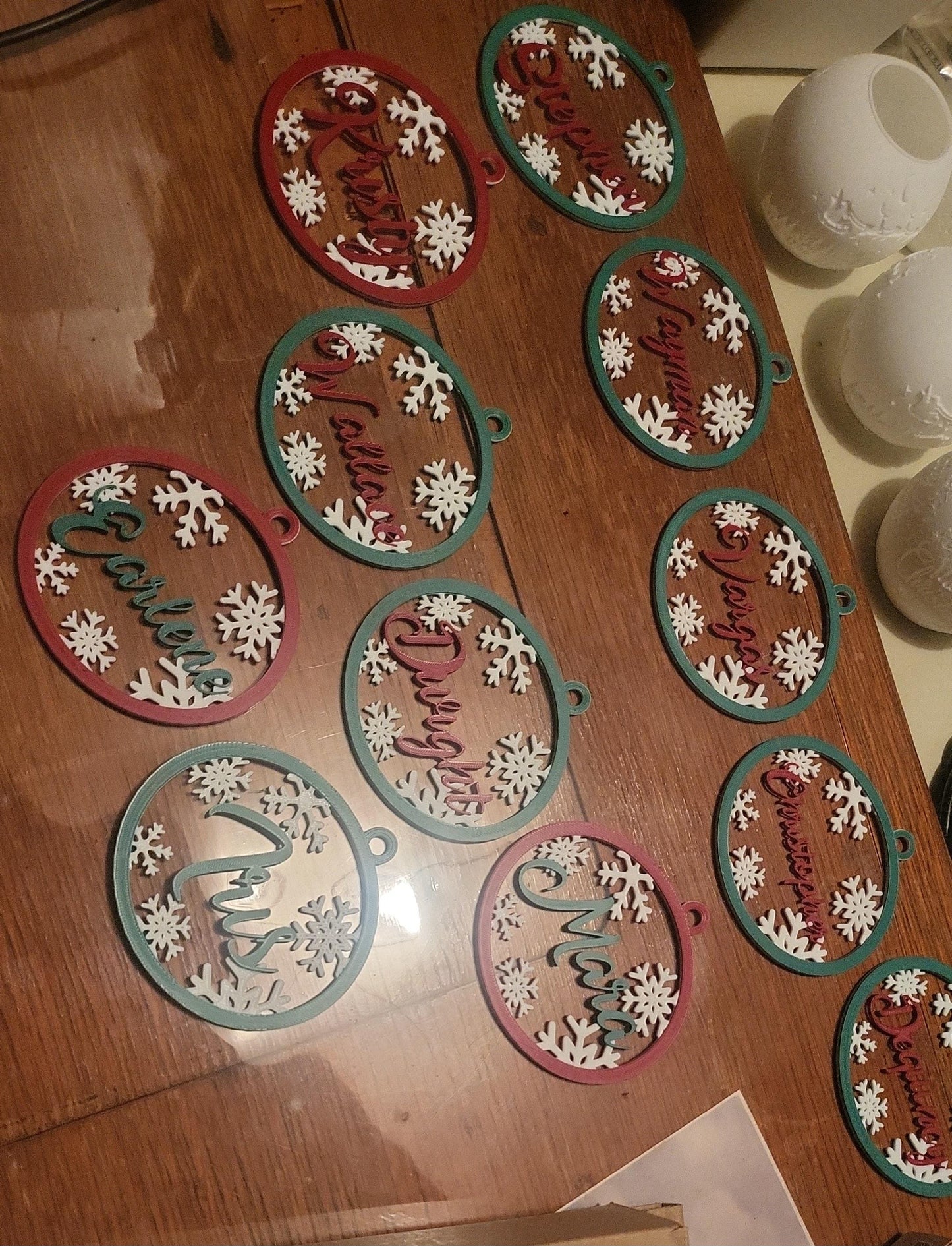 Customizable Christmas Ornaments