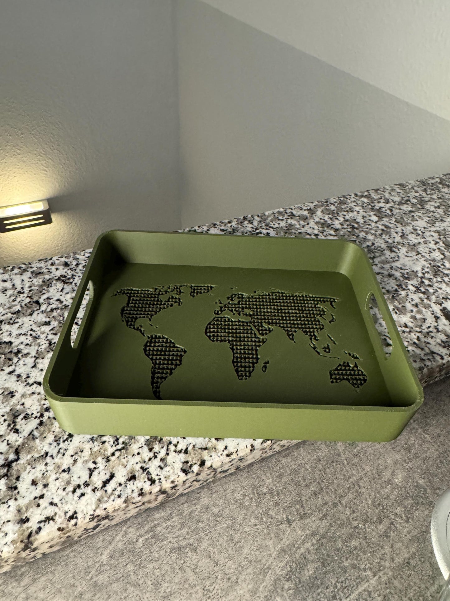 Coffee Table Organizer, Modern Travel Decor Tray