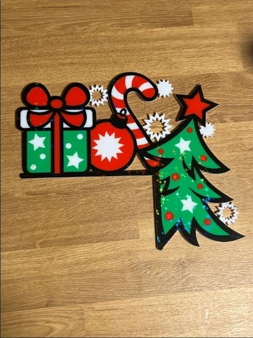 Christmas Tree & Gifts Door Corner