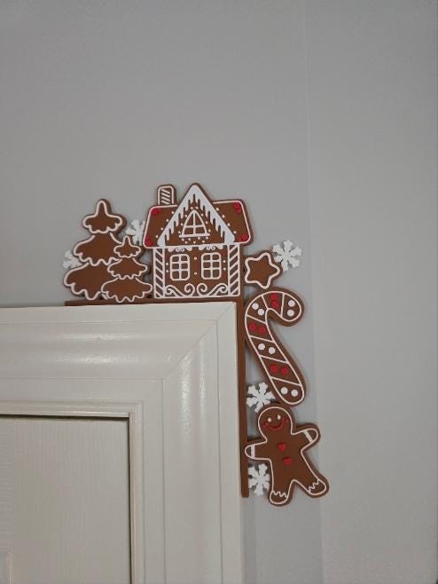 Christmas Gingerbread Door Corner