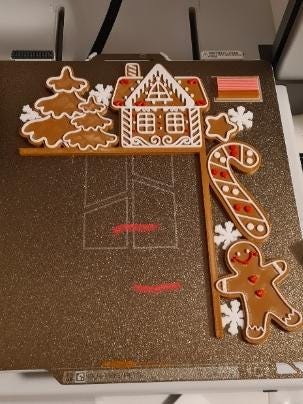 Christmas Gingerbread Door Corner
