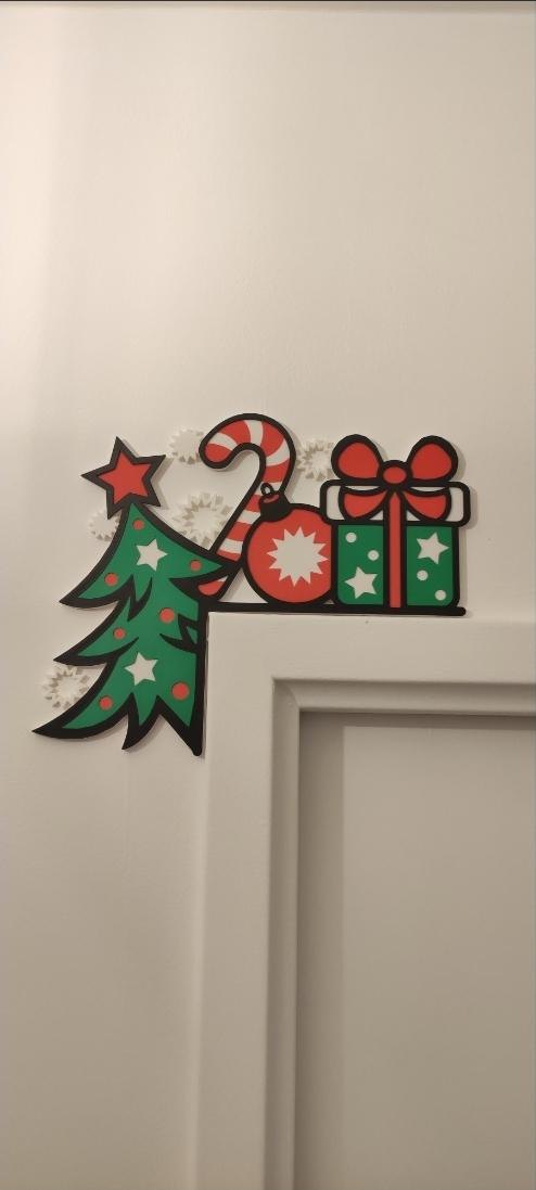 Christmas Tree & Gifts Door Corner