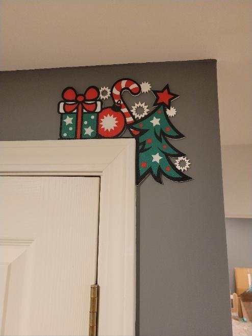 Christmas Tree & Gifts Door Corner