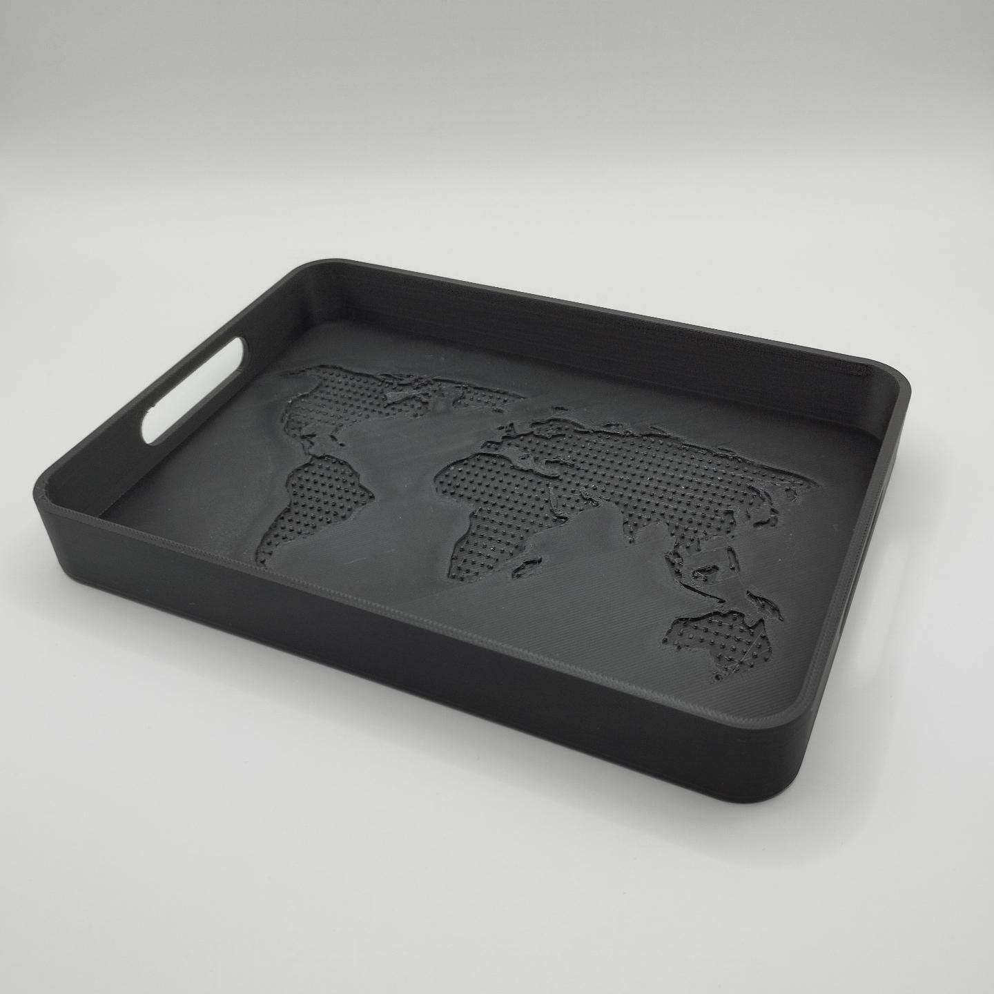 Coffee Table Organizer, Modern Travel Decor Tray