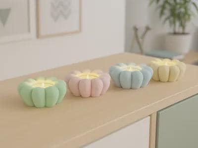 Modern LED Tealight Holder