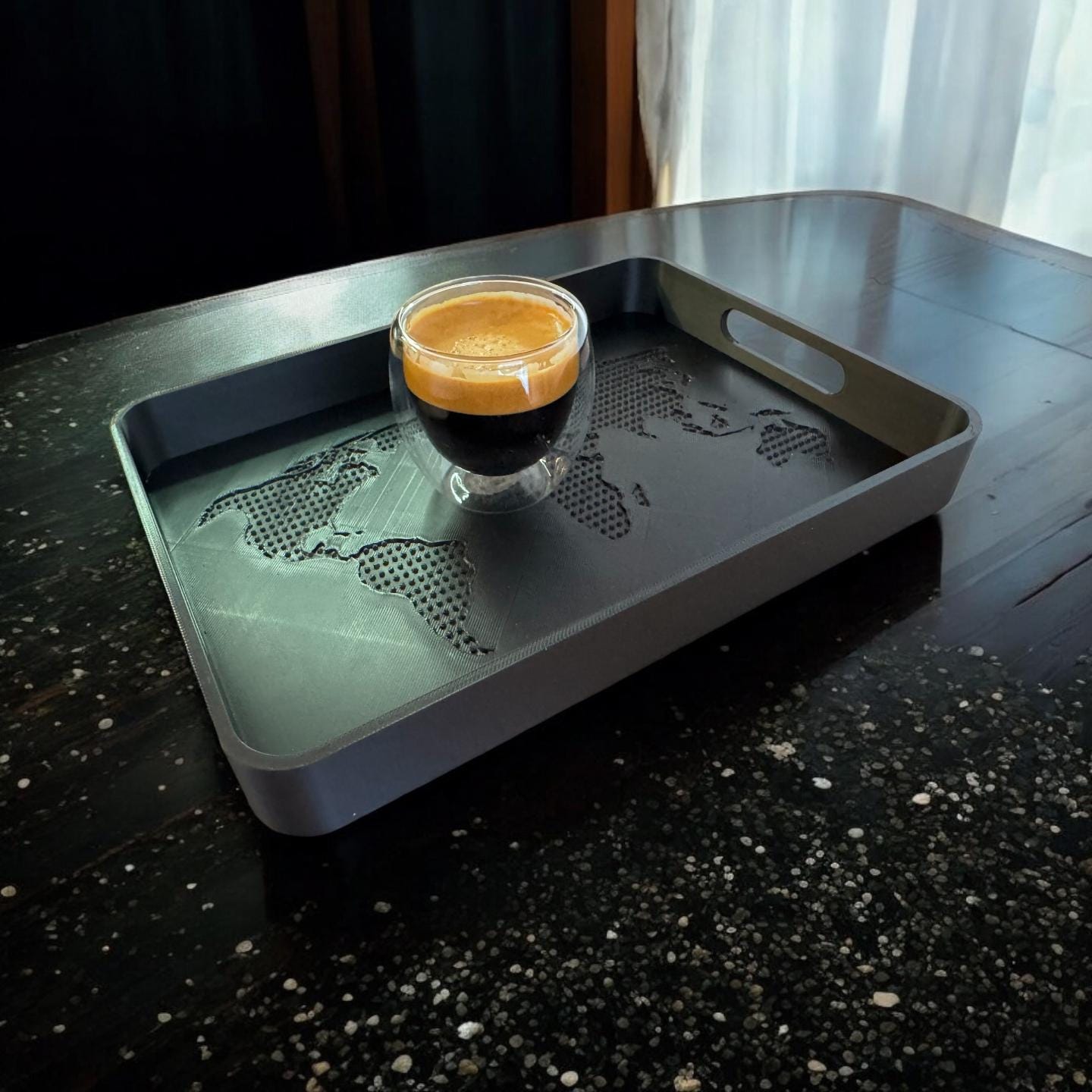Coffee Table Organizer, Modern Travel Decor Tray