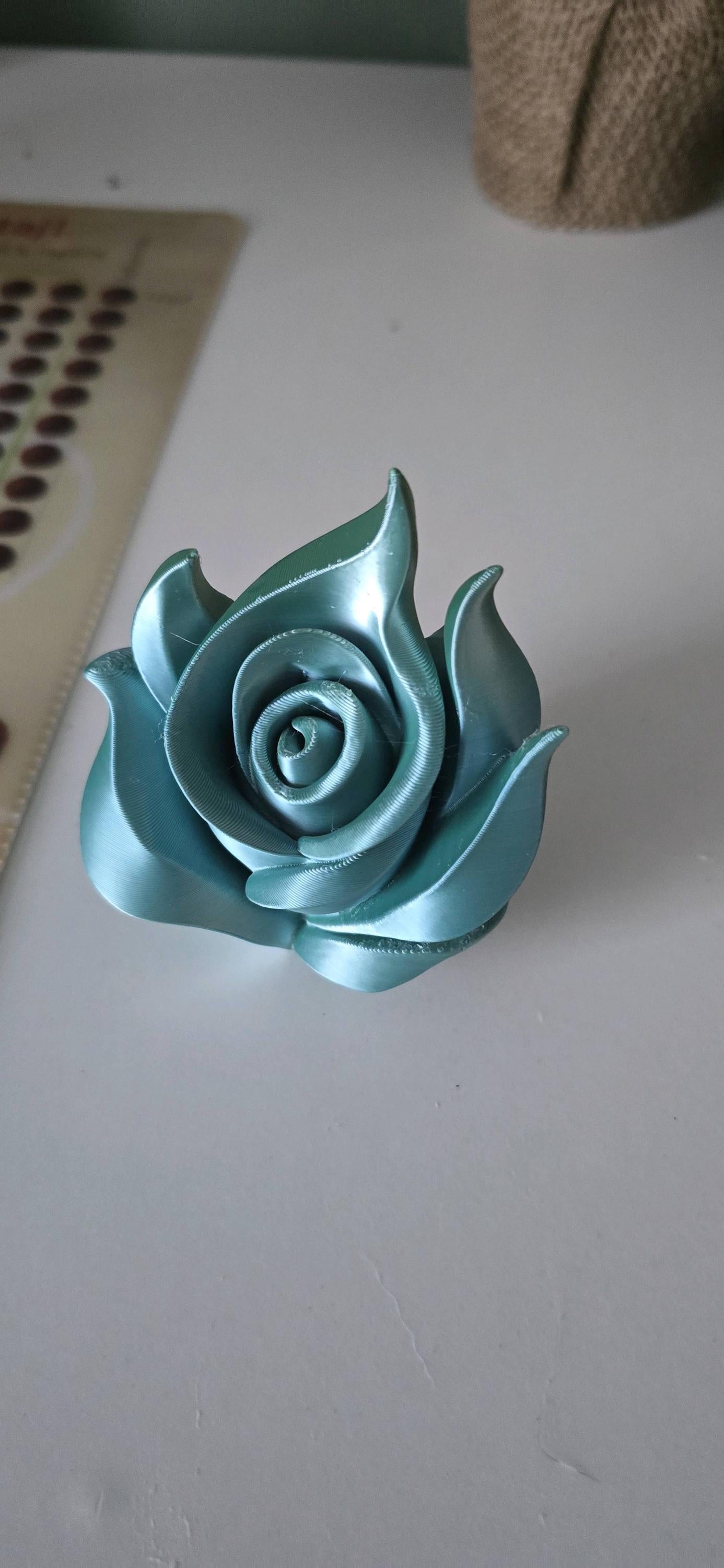 3D Printed Rose Decor