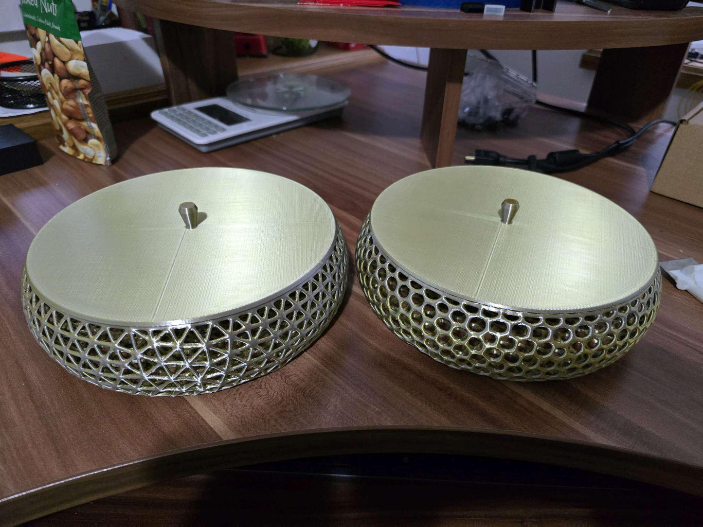 Decorative Lattice Storage Container