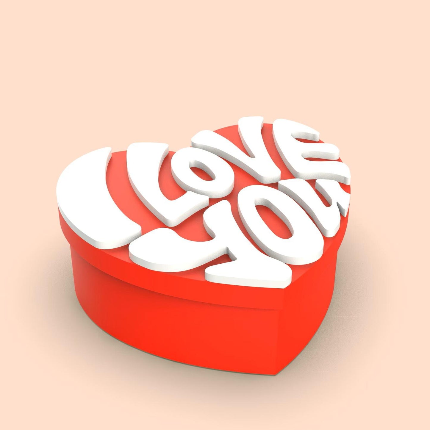 I Love You Heart Gift Box