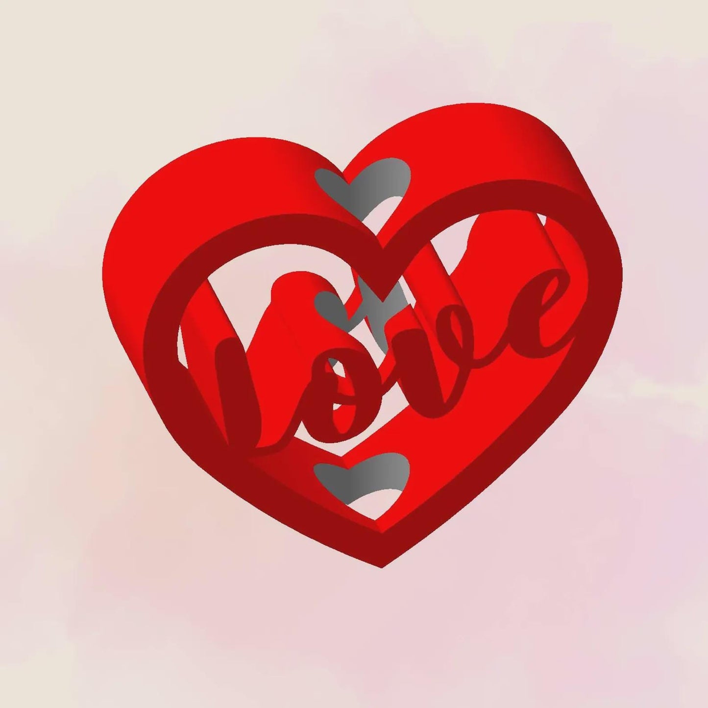 Love Heart, Straw Topper
