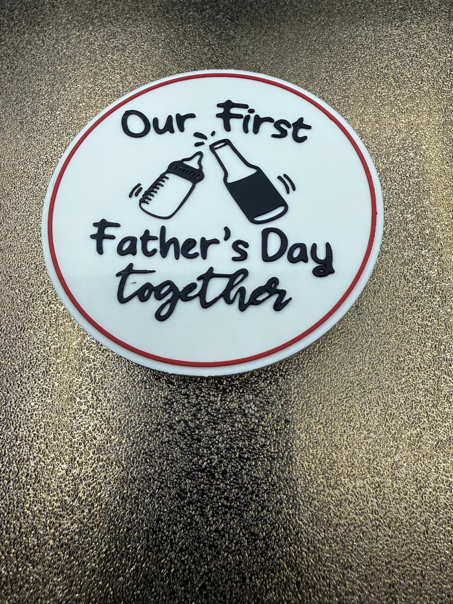 Funny Dad Coasters | 3D Printed Father’s Day Gift | Best Dad Ever | Drink Coasters for Dad