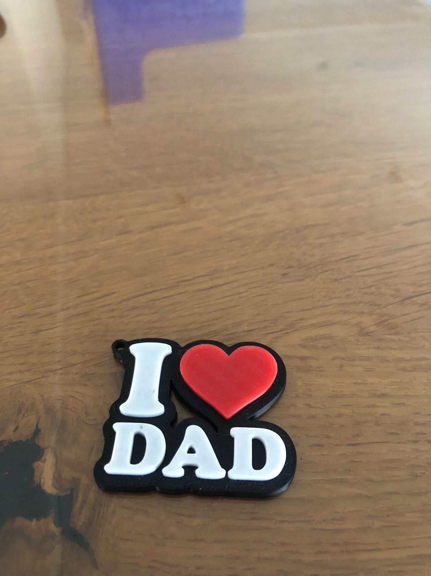 Father’s Day Keychain or Magnet for Dad | 3D Printed Dad Gift | Best Dad Ever | Funny & Sentimental Gift for Father