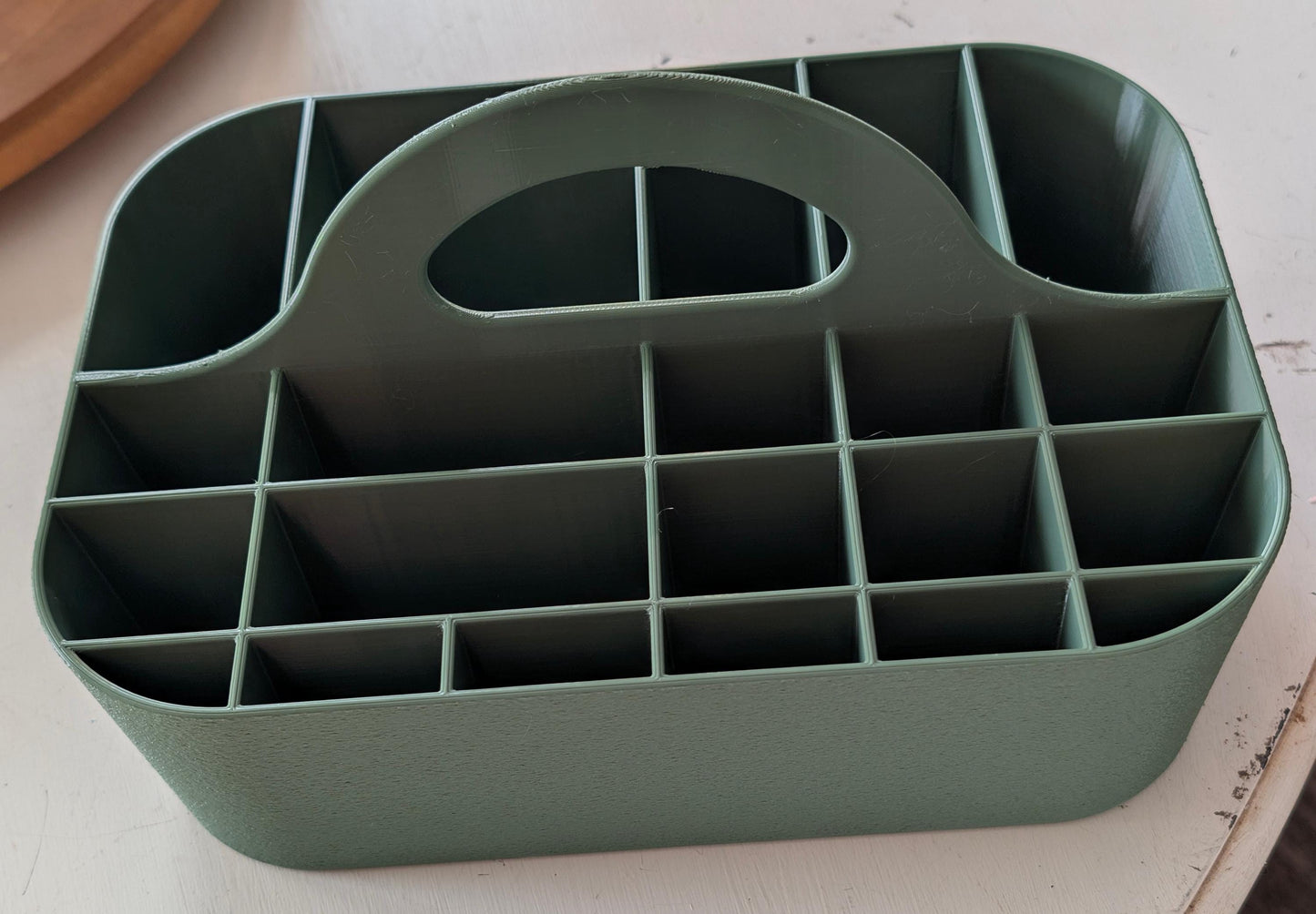 3D Printed Bathroom Organizer | Makeup & Vanity Storage Tray | Modern Cosmetic Holder | Countertop Organizer | Gift for Her