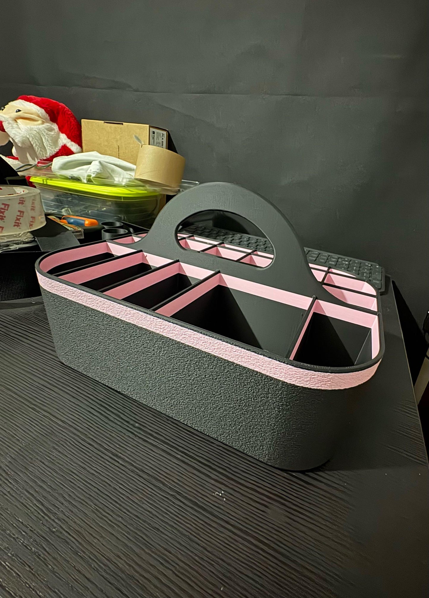 3D Printed Bathroom Organizer | Makeup & Vanity Storage Tray | Modern Cosmetic Holder | Countertop Organizer | Gift for Her