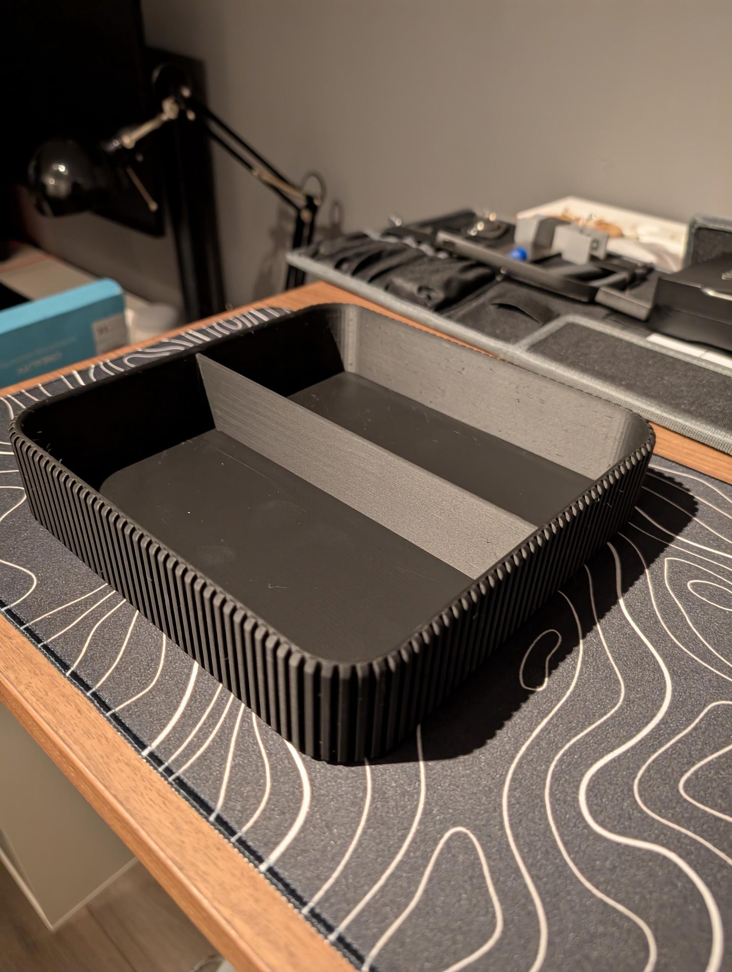 3D Printed Bathroom & Makeup Organizer | Modern Vanity Storage Tray | Desk, Office or Cosmetic Holder | Minimal Home Organization