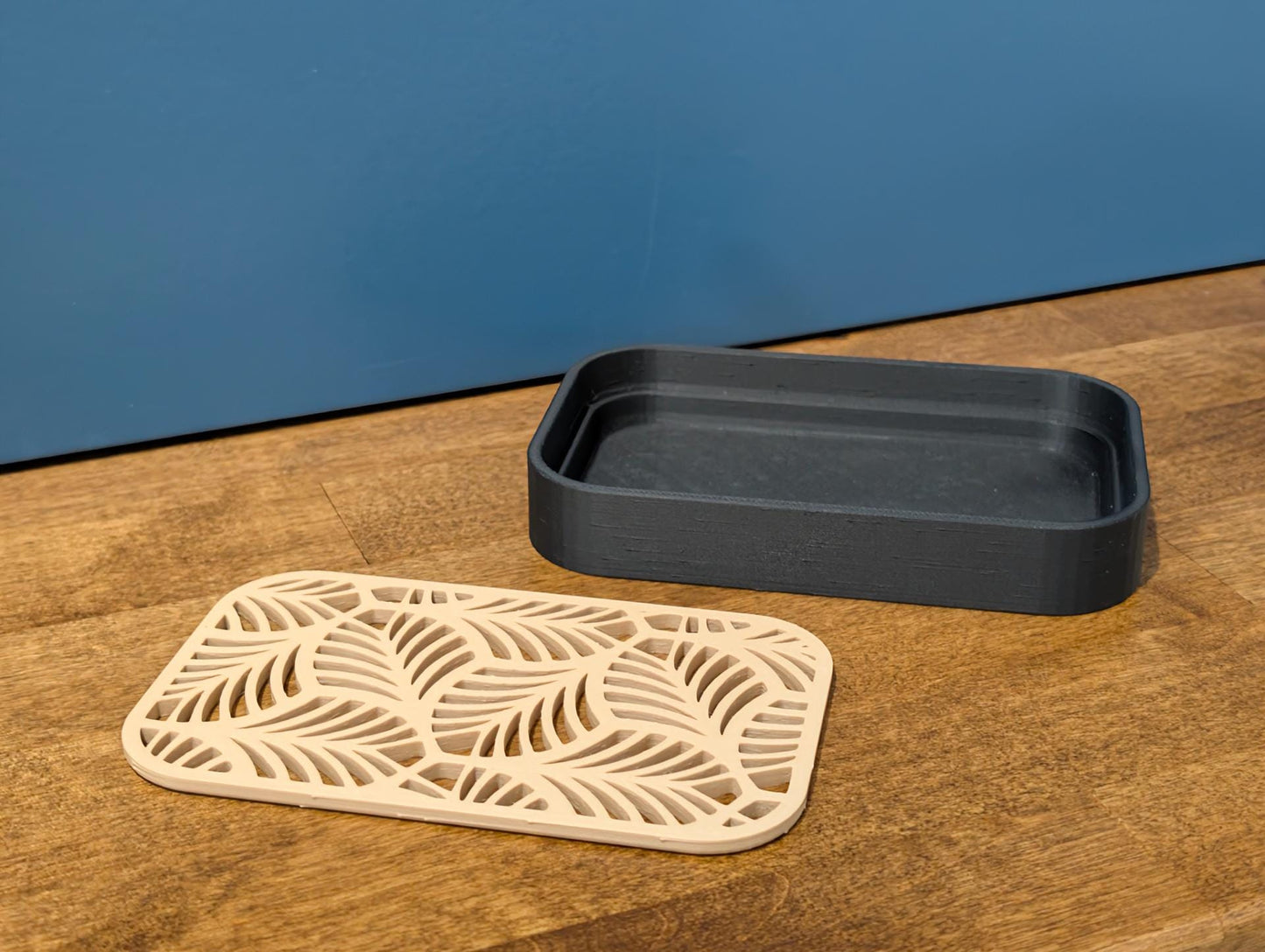 3D Printed Bar Soap Holder | Modern Drain Soap Dish | Quick-Dry Soap Saver | Minimalist Bathroom Decor | Custom Colors | Handmade