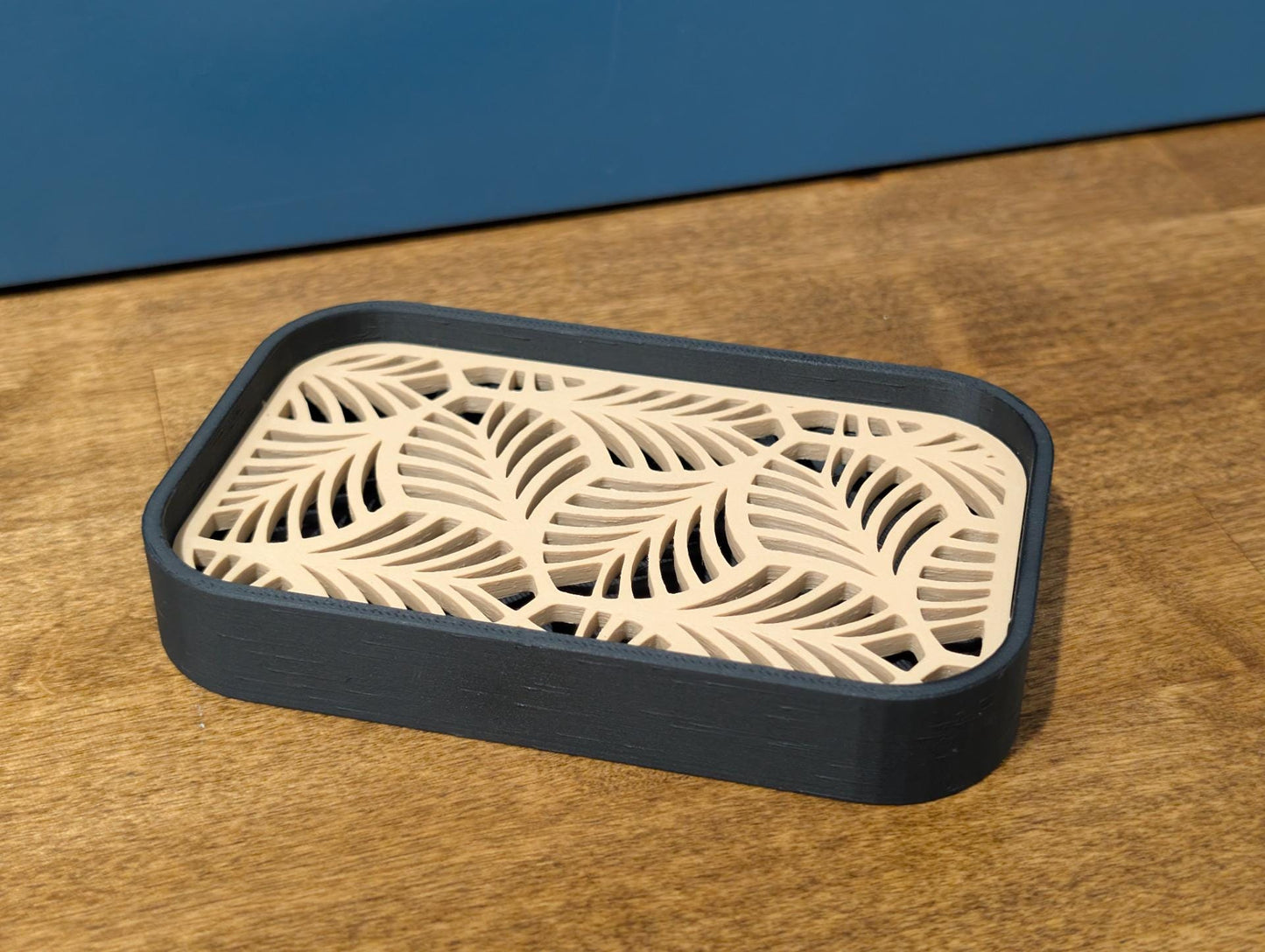 3D Printed Bar Soap Holder | Modern Drain Soap Dish | Quick-Dry Soap Saver | Minimalist Bathroom Decor | Custom Colors | Handmade