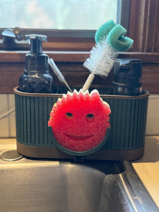 3D Printed Kitchen Sink Organizer | Modular Soap & Sponge Holder | Drainage Tray Sink Caddy | Modern Countertop Organizer | Custom Colors