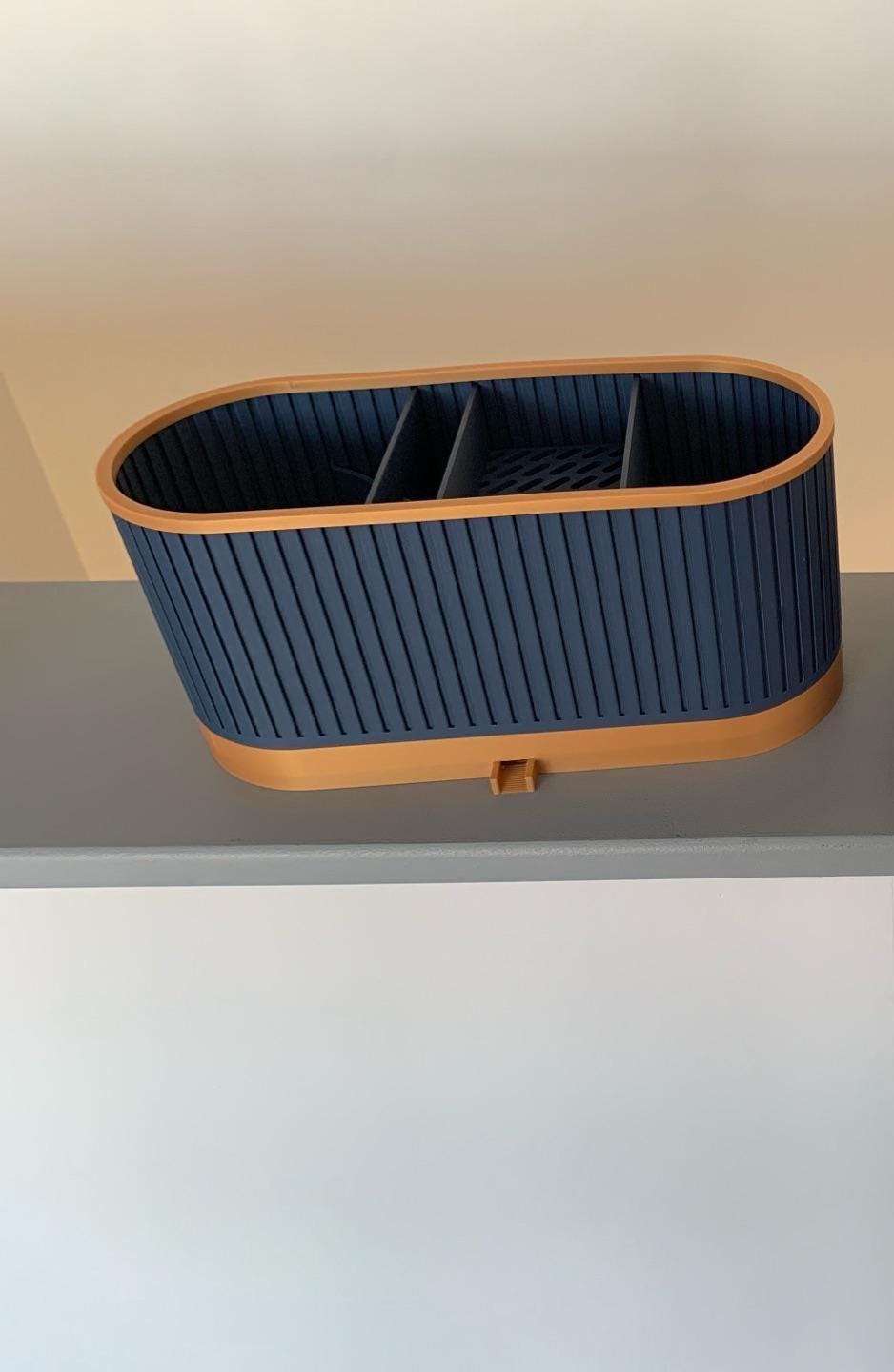 3D Printed Kitchen Sink Organizer | Modular Soap & Sponge Holder | Drainage Tray Sink Caddy | Modern Countertop Organizer | Custom Colors
